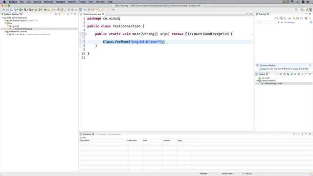 JDBC essentials - Connecting to H2 database смотреть онлайн