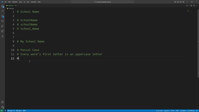 Python Variable Naming Convention: Pascal Case, Snake Case, and Camel Case Explained смотреть онлайн
