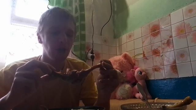 Деревенский обед ( Утка с вермишелью)