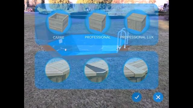 Cash Piscines AR - Augmented Reality App (ARKit/ARCore) смотреть онлайн