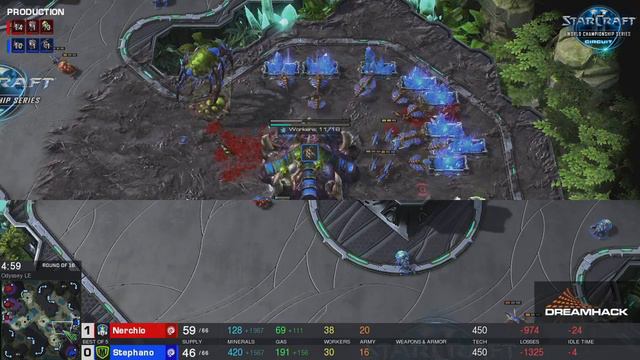 Stephano vs Nerchio ZvZ - RO16 - WCS Valencia 2017 - StarCraft II смотреть онлайн