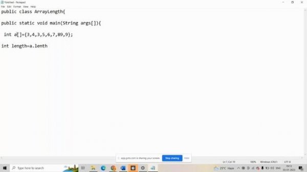 part-43 | Arrays in java|How to find array elements length?| #javaprogramming|#suryaedutech|#set