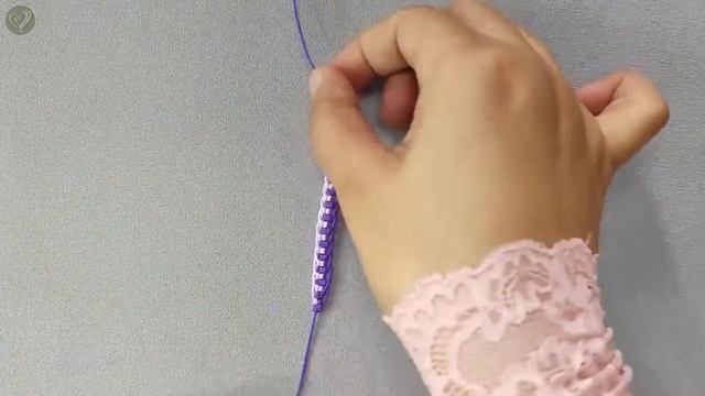 How to Make Easy Macrame Bracelet With Beads | Friendship Bracelet Tutorial смотреть онлайн