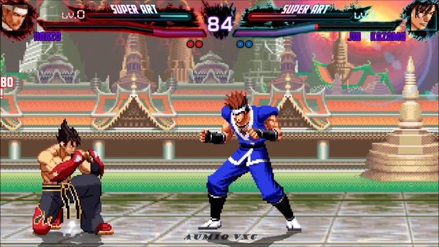 Jin Kazama Vs Hanzo Hattori - World Heroes X TEKKEN смотреть онлайн