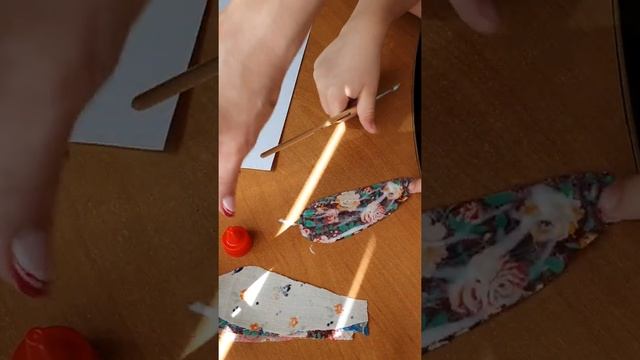 Аппликация из ткани Павлин с детьми от 3 лет смотреть онлайн