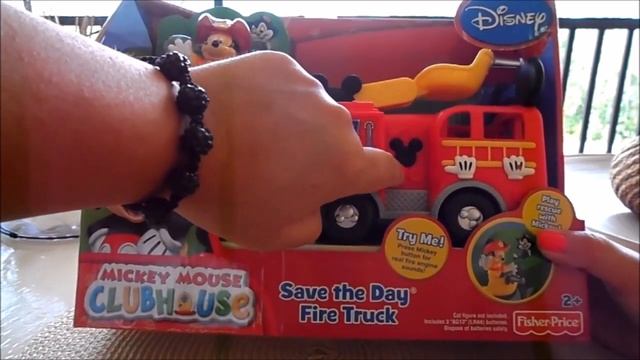 Fisher-Price Disney Mickey Mouse Clubhouse 'Save The Day' Fire Truck Toy смотреть онлайн