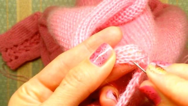 Вертикальный шов. Как сшить два вязаных полотна вместе? Легко! У вас это получится! смотреть онлайн