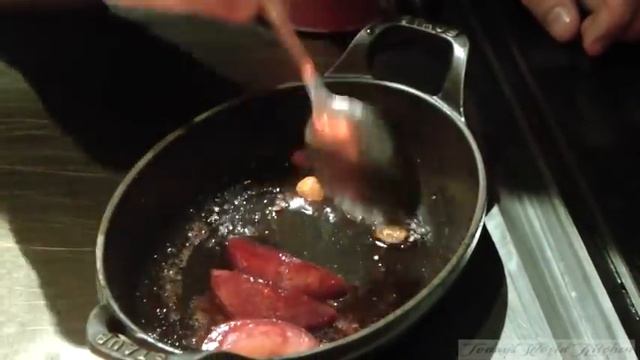 2 Michelin starred chef Olivier Limousin's Foie Gras with Peaches and Hazelnuts