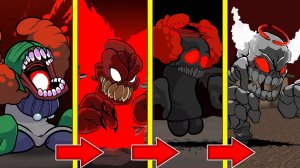 Как менялся ТРИККИ ФНФ и его жизненный цикл в майнкрафт ! Эволюция TRICKY ALL PHASES FNF MINECRAFT