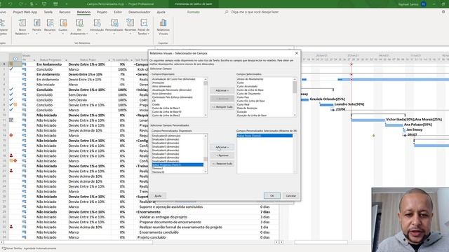 Exportando Campos Personalizados do Project para Relatórios смотреть онлайн