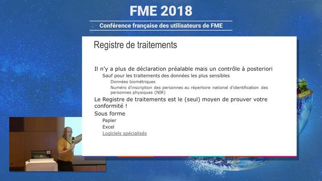 Conférence FME 2018 - RGPD : Contrainte ou bonne pratique ? (D. Gayte - Notos) смотреть онлайн