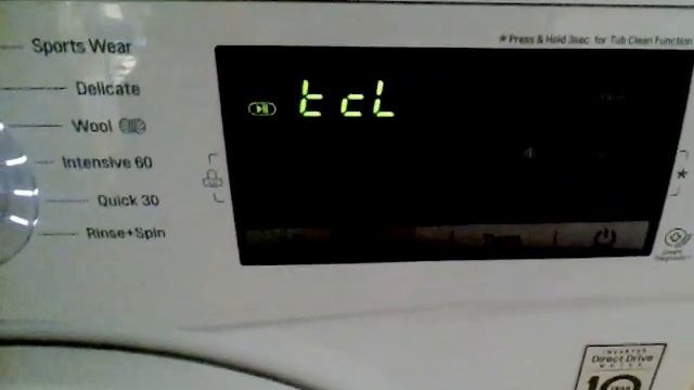 LG Tub Clean Warning TCL смотреть онлайн