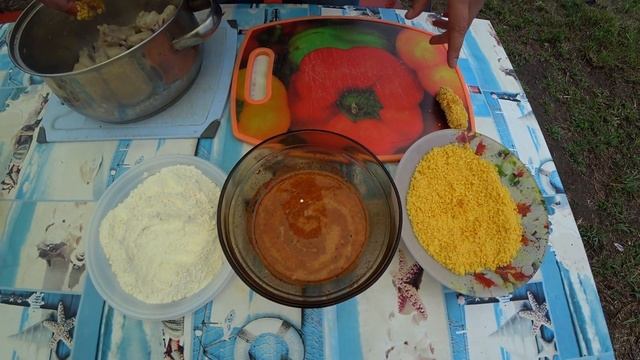 Куриные крылышки в панировке.  Крылышки KFC.