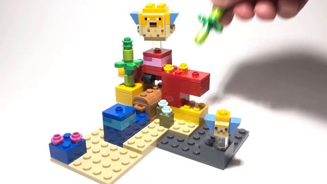 LEGO Minecraft The Coral Reef Review! | 2021 Set 21164 смотреть онлайн