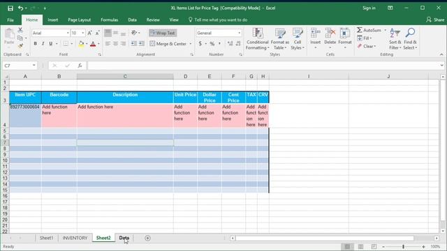How to create price tag list in Excel for Label price tag смотреть онлайн