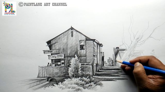 Learn Street Scenery Shading with Easy Pencil Strokes | Drawing and Sketching смотреть онлайн
