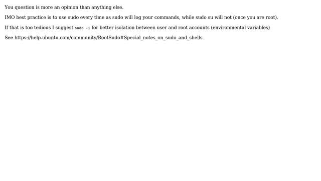 Ubuntu: Is it considered good practice to avoid using `sudo su`? (2 Solutions!!) смотреть онлайн