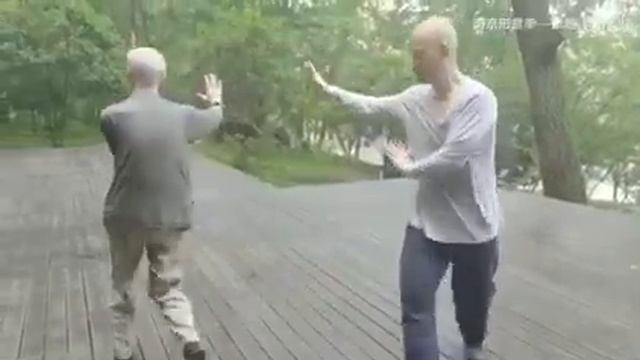 Ван Ци (王祺) лаоши обучает багуачжан (八卦掌) или 