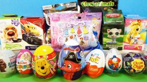 15 Киндер Сюрпризов, Unboxing Kinder Surprise ФИКСИКИ,Барби,ГАДКИЙ Я,Тачки 3,Миньоны,Дисней,Марвел