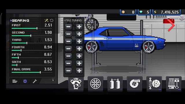 How to make a Chevrolet Camaro Yenko SYC 1969 from f&f in Pixel Car Racer | S1 EP9 смотреть онлайн