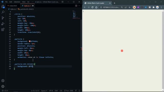 Infinite Warm Cycle Loader with HTML CSS | Coding Hindi смотреть онлайн