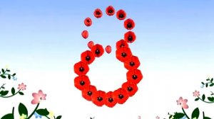 8 марта в детском садике Футаж