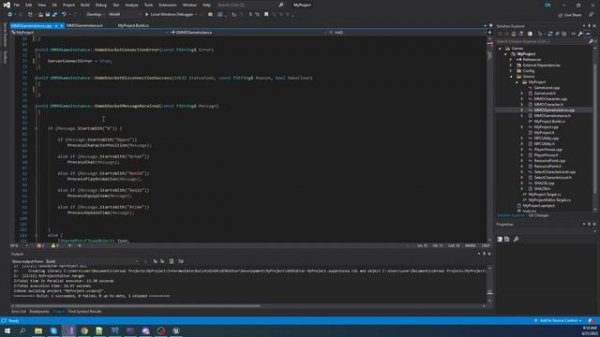 Unreal engine tutorial - websockets with c# server