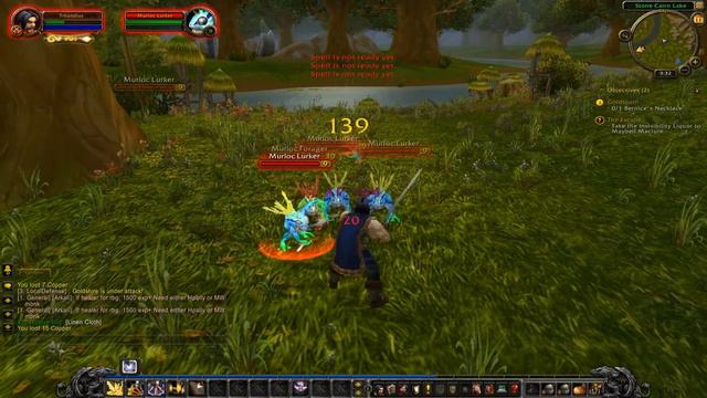 World of Warcraft - Being Attacked by a lot of Murlocs смотреть онлайн