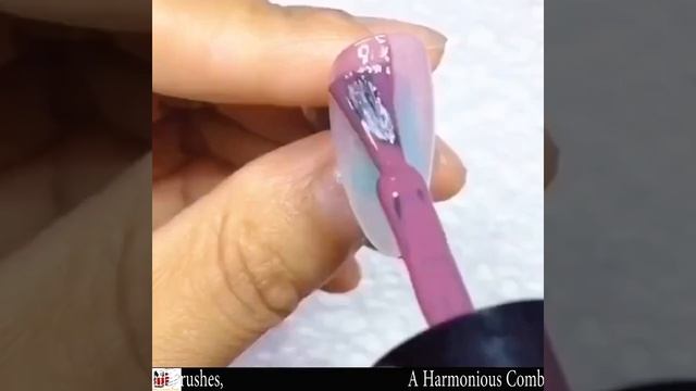 Цветы на ногтях гель лаком/Маникюр. Дизайн ногтей. смотреть онлайн