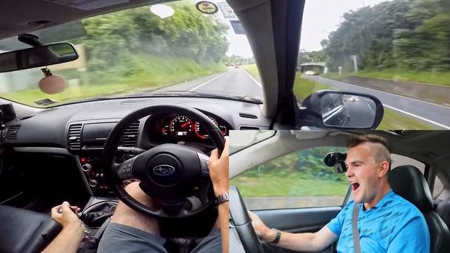 Subaru Legacy 3.0R vs Honda Accord Euro R смотреть онлайн