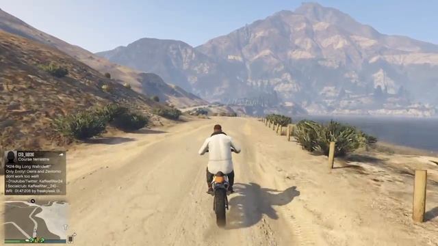 Gta5 Online.Balade en moto en vue première personne PS4 смотреть онлайн