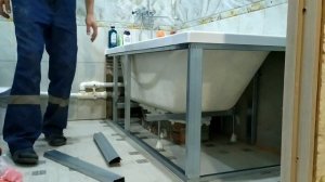 Экран для ванны.Как сделать экран под ванну.