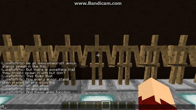 Minecraft Armor stands spawning in with arms 1.11 - 1.12.2