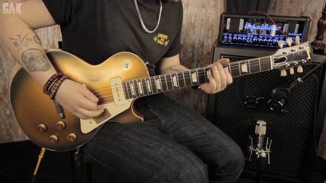 Gibson Custom UK Collection Historic Select 1956 Les Paul Standard Heavy Aged (Antique Gold) at GAK смотреть онлайн