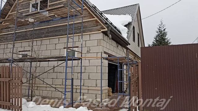 Монтаж Фасадных панелей Docke Stern с утеплением...mp4 смотреть онлайн