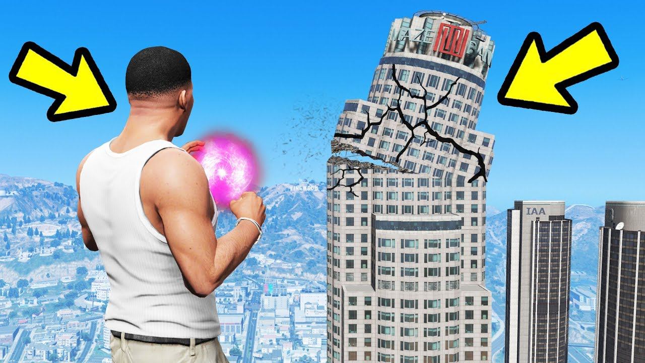 GTA 5 - Я ПОЛУЧИЛ СУПЕРСПОСОБНОСТЬ! УНИЧТОЖЕНИЕ ЛОС САНТОСА!