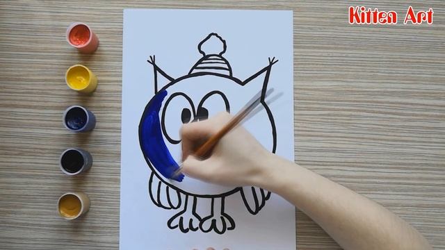 Учимся рисовать Совунью из Смешариков/ Рисуем сами смотреть онлайн