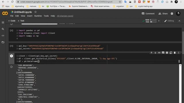 How to get Binance data to Pandas | آموزش گرفتن اطلاعات از بایننس در پایتون смотреть онлайн