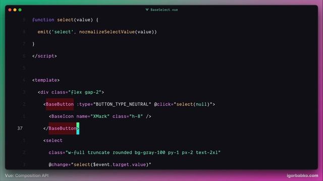 Vue Composition API From Scratch #91 - BaseIcon component смотреть онлайн