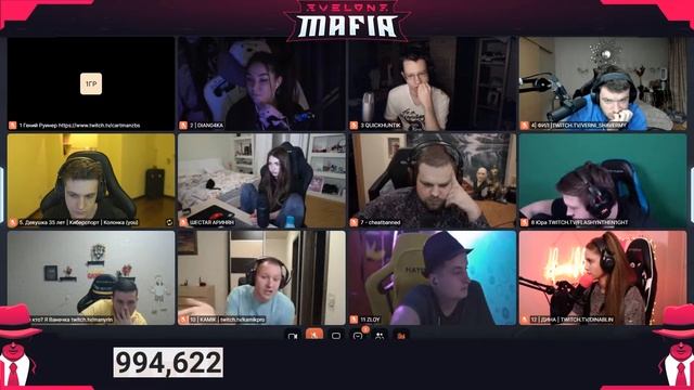 МАФИЯ (Evelone, DianaRice, Cartman, Ahrinyan и др.)