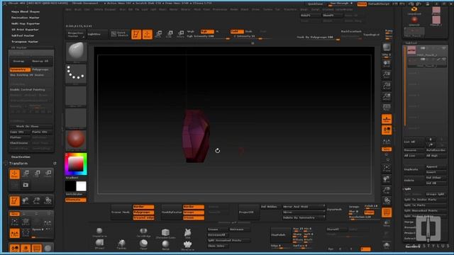 Tip 5: Zbrush Topology Brush Block-In Technique смотреть онлайн