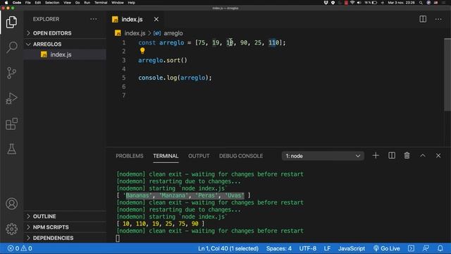 Arreglos: Método Sort() - Tutorial JavaScript смотреть онлайн