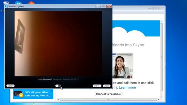 How to Find and View Skype Snapshot Gallery смотреть онлайн