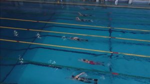 200 метров плавание в классических ластах. Сильнейший женский заплыв.