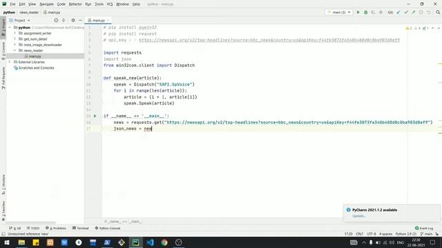 News reader in python?? | Tell python to read news articles ? | python | web-scraping | newapi | смотреть онлайн