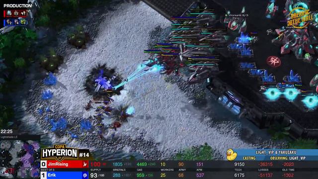 JimRising vs Erik - PvZ | Copa Hyperion #14 | Biweekly LatAm StarCraft 2 Tournament смотреть онлайн