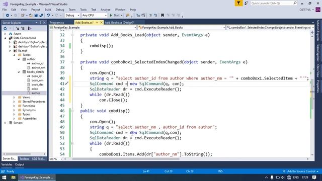 how to fetch data from SQL Server to combo box and retrieve id for particular item from combo box. смотреть онлайн