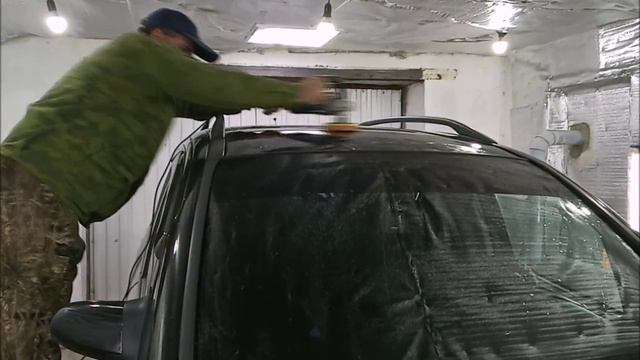 Полировка крыши и лобового стекла,чернение шин на Опель Зафира А. смотреть онлайн