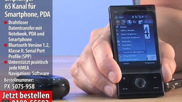 Bluetooth GPS Empfänger 44 Kanal für Smartphone, PDA u.a. смотреть онлайн