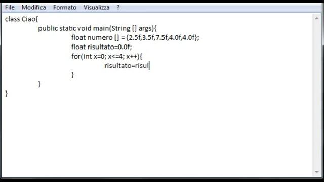 java 24 - Float & Array смотреть онлайн